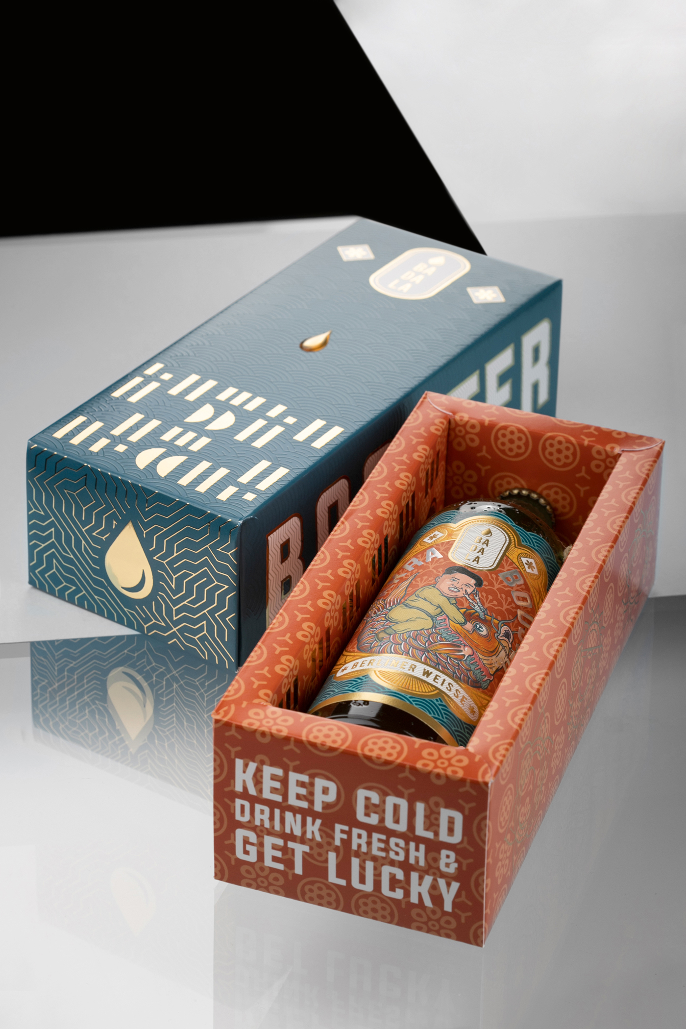 BADALA 精釀啤酒包裝設(shè)計(jì)“波紋金箔浮雕裝飾”風(fēng)格 BADALA 精釀啤酒包裝設(shè)計(jì)“波紋金箔浮雕裝飾”風(fēng)格