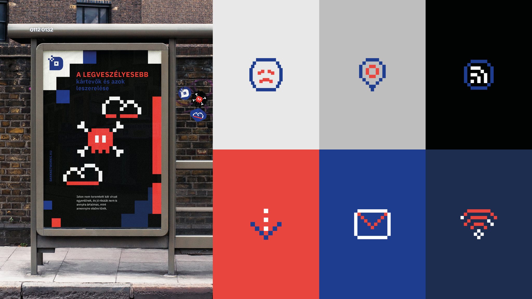 Dark Networks IT服務(wù)科技公司品牌視覺形象vi設(shè)計“像素網(wǎng)絡(luò)”元素