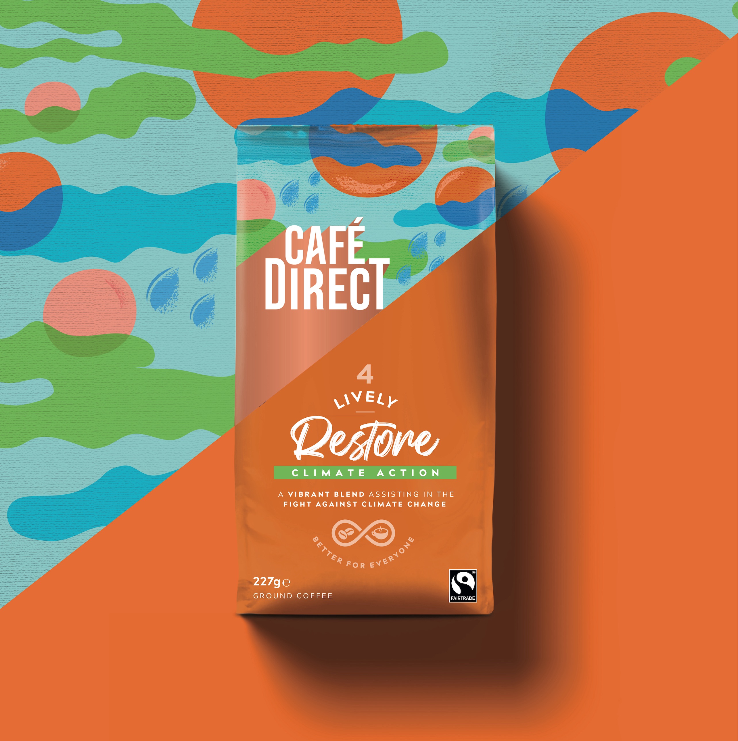 Cafédirect 袋裝咖啡包裝設(shè)計(jì)“斜版時(shí)尚年輕”風(fēng)格 Cafédirect 袋裝咖啡包裝設(shè)計(jì)“斜版時(shí)尚年輕”風(fēng)格