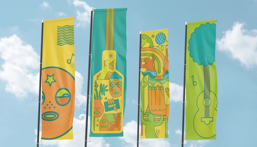 8TRACK香料朗姆酒品牌創(chuàng)建-logo設(shè)計(jì)包裝設(shè)計(jì)，結(jié)合音樂文化線條時(shí)尚插畫元素