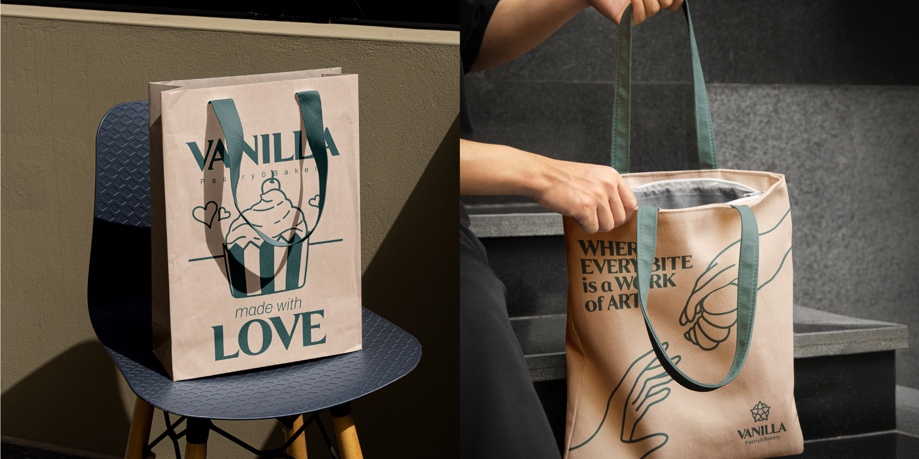VANILA 面包店品牌形象logo設(shè)計(jì)與扁平插畫設(shè)計(jì) VANILA 面包店品牌形象logo設(shè)計(jì)與扁平插畫設(shè)計(jì)