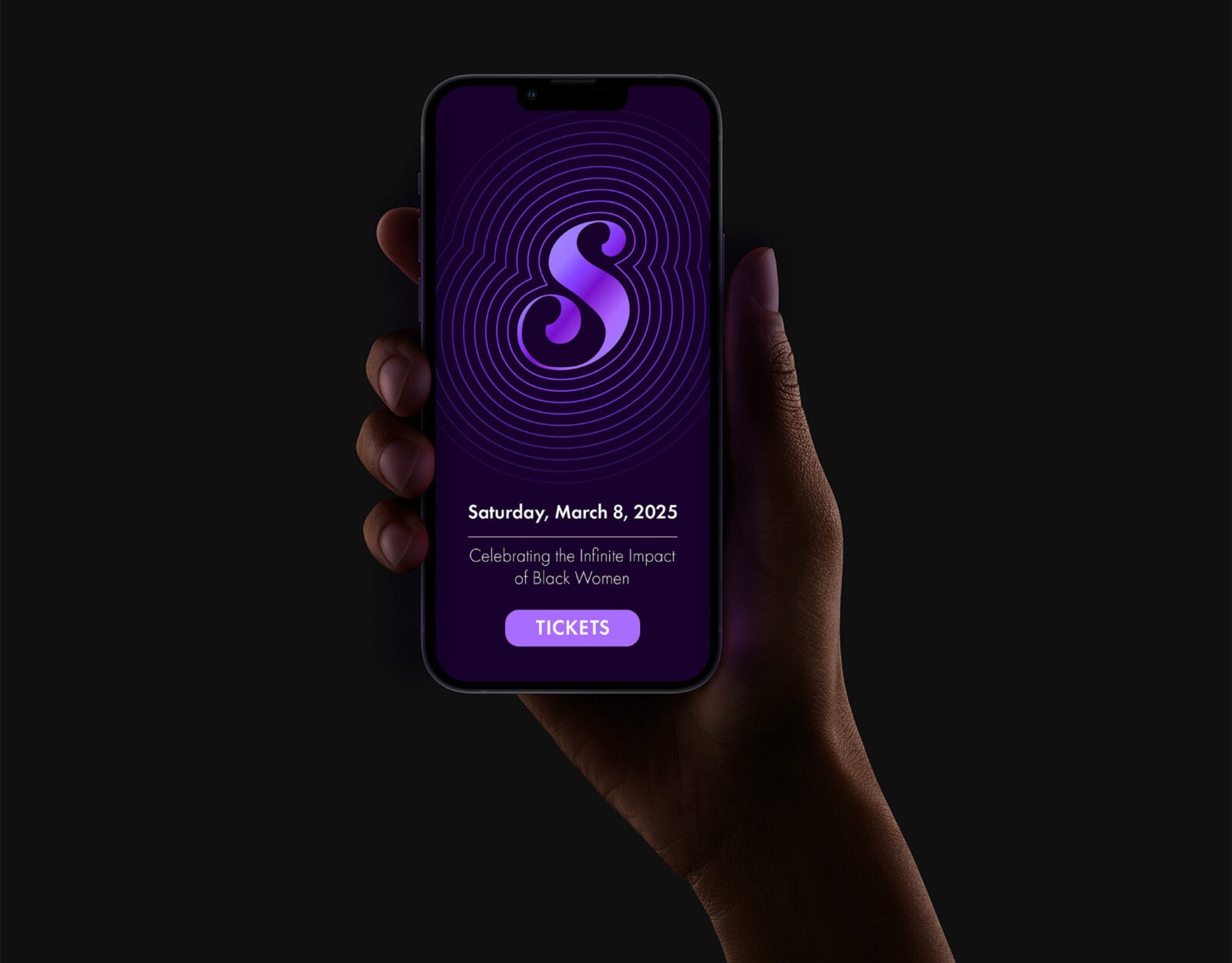 Sistas Gala ”慶祝黑人女性“慶典活動(dòng)品牌視覺(jué)形象vi設(shè)計(jì)”紫色漣漪波紋“元素 Sistas Gala ”慶祝黑人女性“慶典活動(dòng)品牌視覺(jué)形象vi設(shè)計(jì)”紫色漣漪波紋“元素