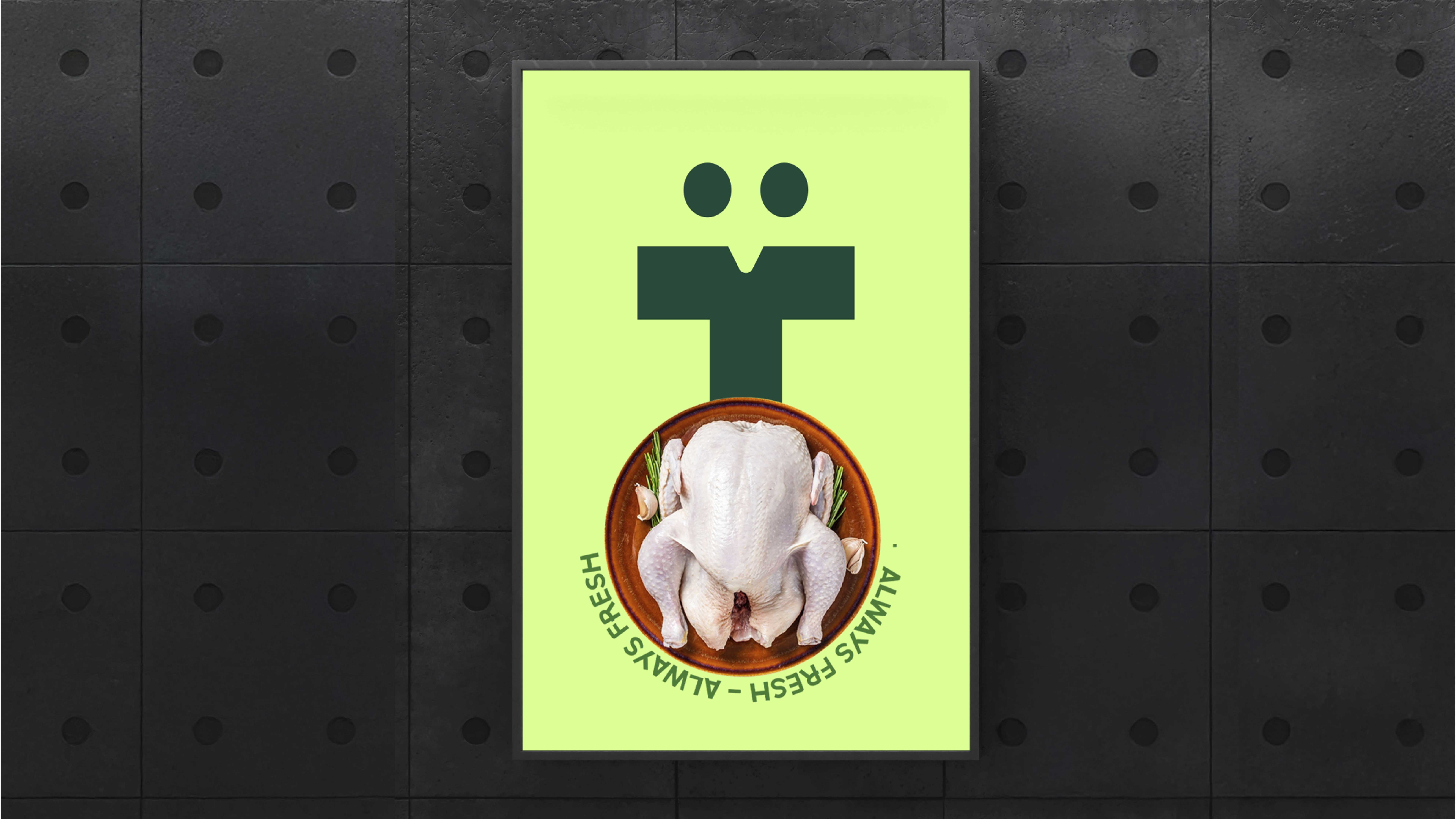 Thaza新鮮雞肉新品牌形象設(shè)計(jì)-logo包裝vi,雞的眼睛和喙融入字母T Thaza新鮮雞肉新品牌形象設(shè)計(jì)-logo包裝vi,雞的眼睛和喙融入字母T