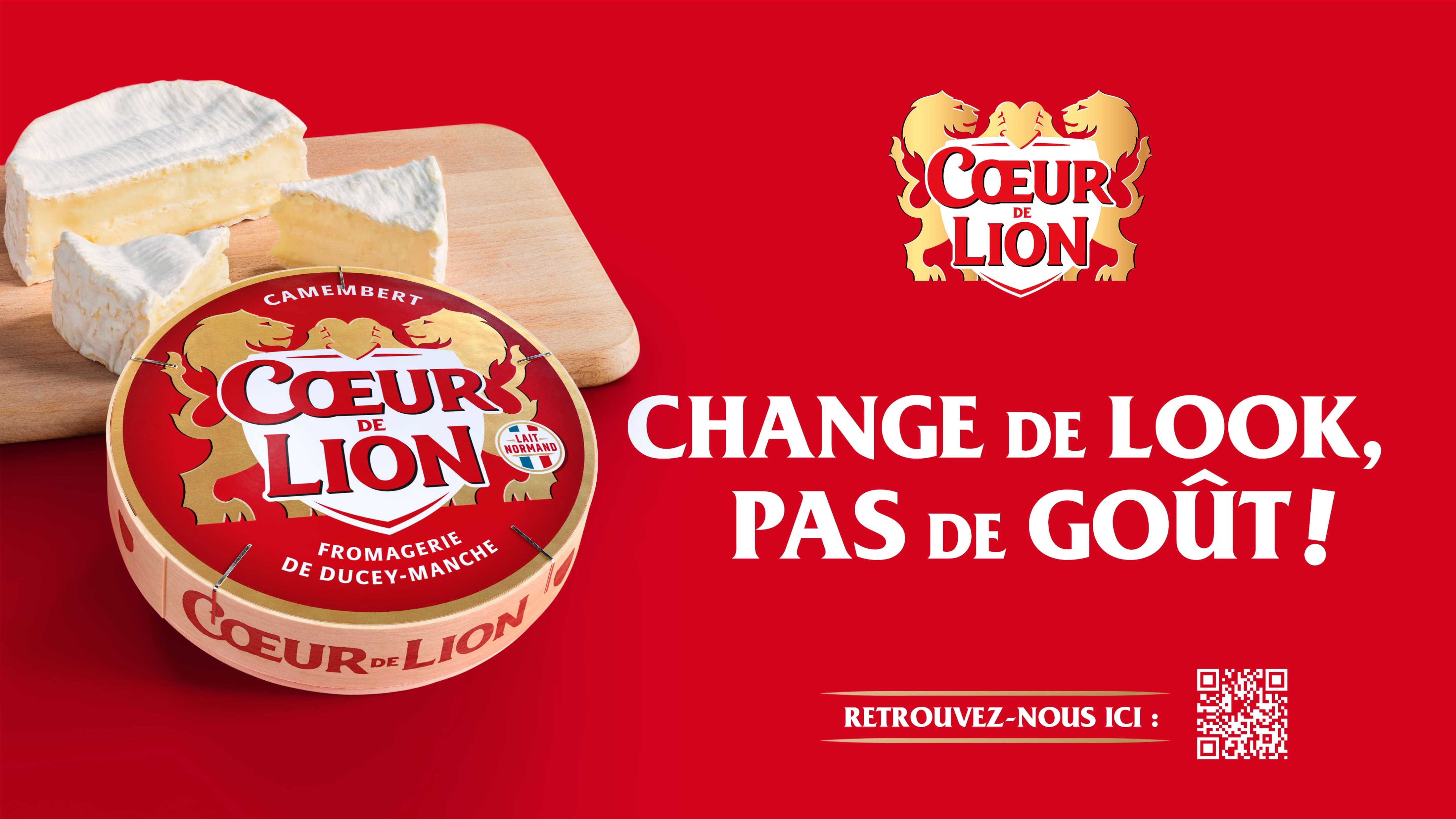 C?ur de Lion法國(guó)奶酪獅子徽標(biāo)logo設(shè)計(jì)與紅色金色外包裝設(shè)計(jì) C?ur de Lion法國(guó)奶酪獅子徽標(biāo)logo設(shè)計(jì)與紅色金色外包裝設(shè)計(jì)