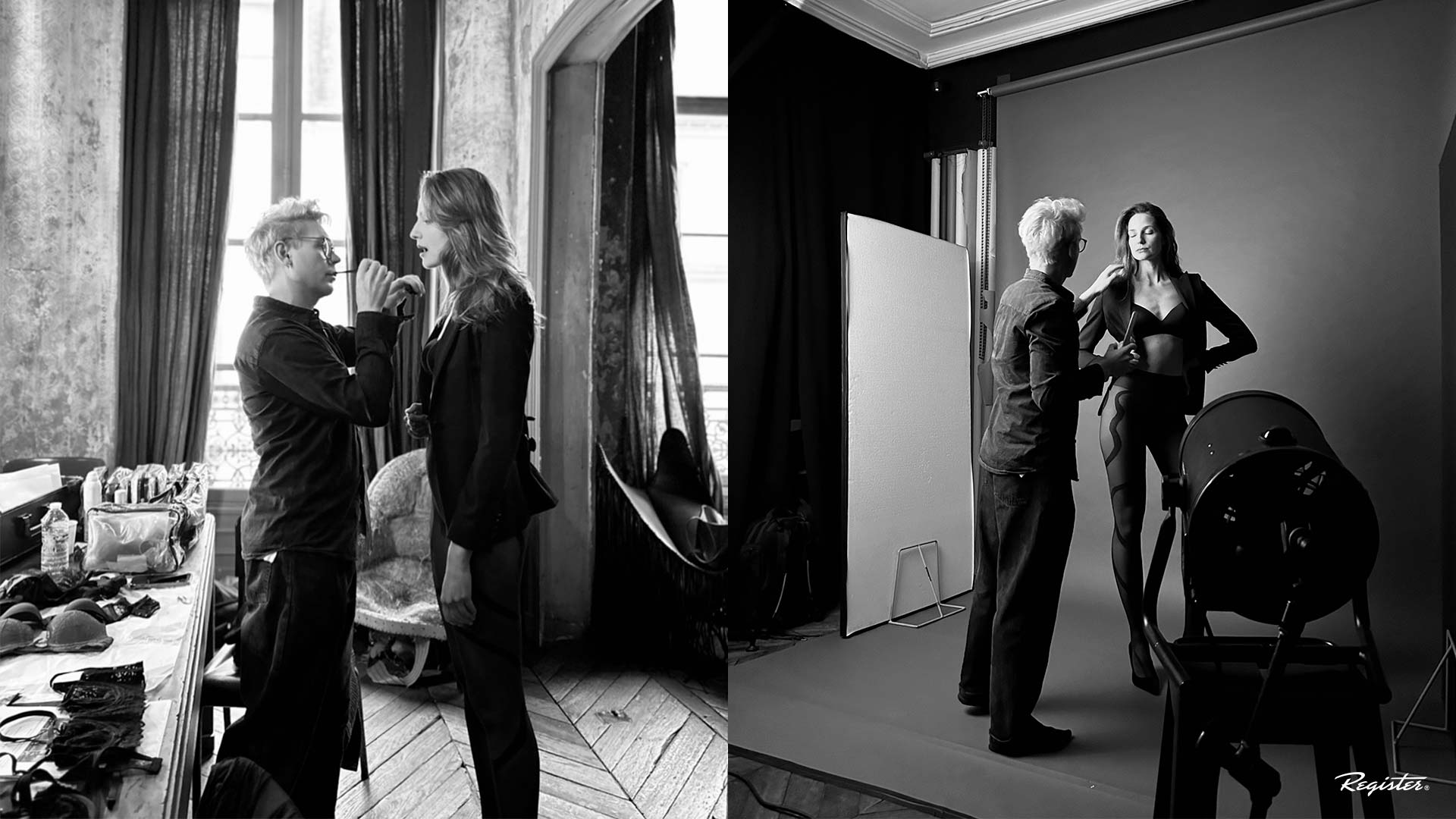 Le Bourget女性性感內(nèi)衣緊身褲產(chǎn)品包裝設(shè)計(jì)，時(shí)尚雜志風(fēng)格