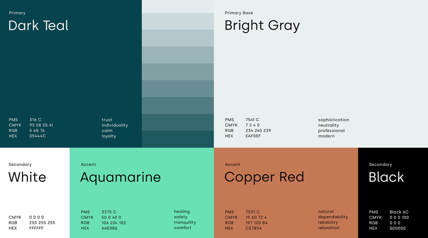 stMUH 圣馬丁大學(xué)醫(yī)院品牌視覺(jué)識(shí)別vi設(shè)計(jì)logo設(shè)計(jì)，葉子十字元素