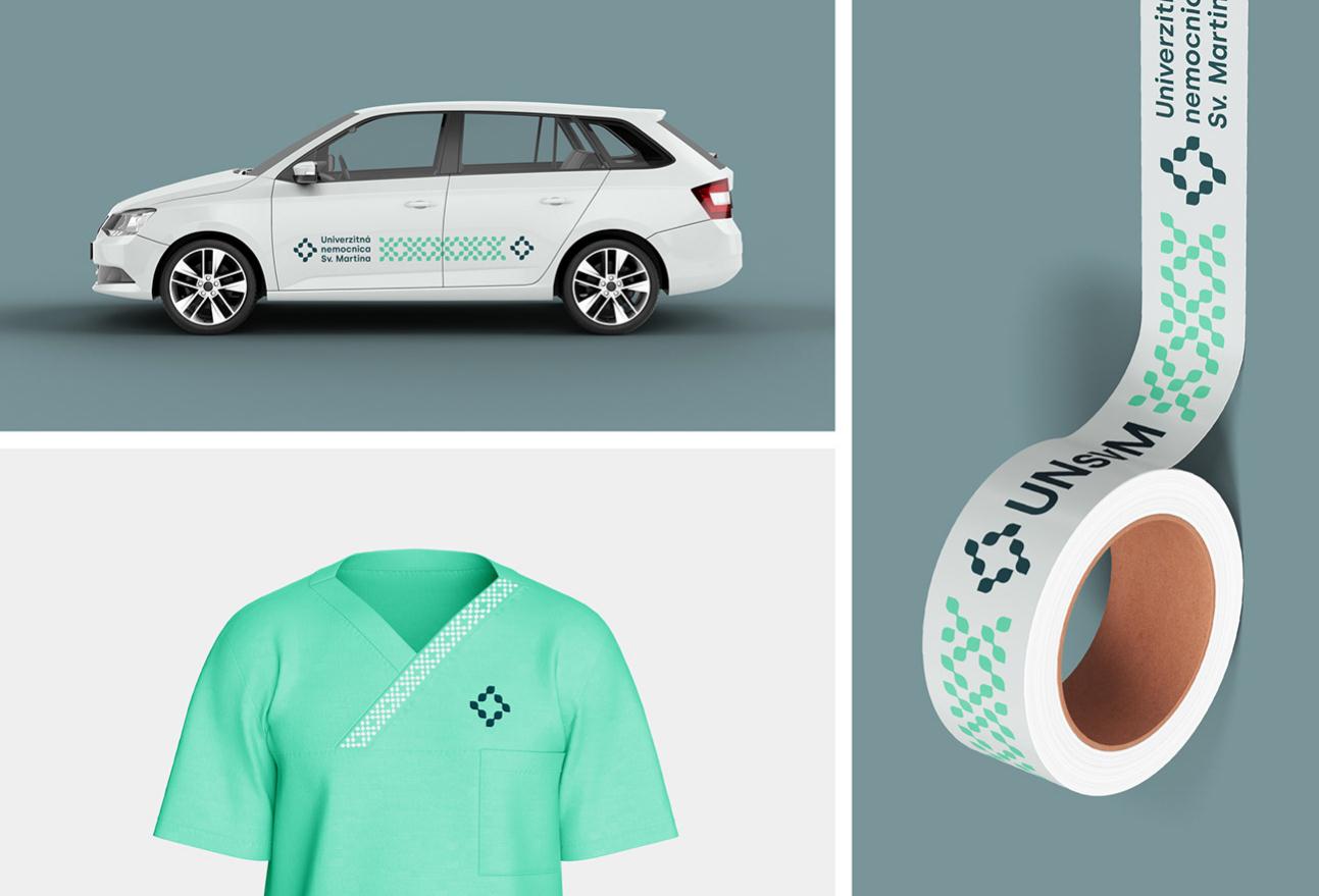 stMUH 圣馬丁大學(xué)醫(yī)院品牌視覺(jué)識(shí)別vi設(shè)計(jì)logo設(shè)計(jì)，葉子十字元素