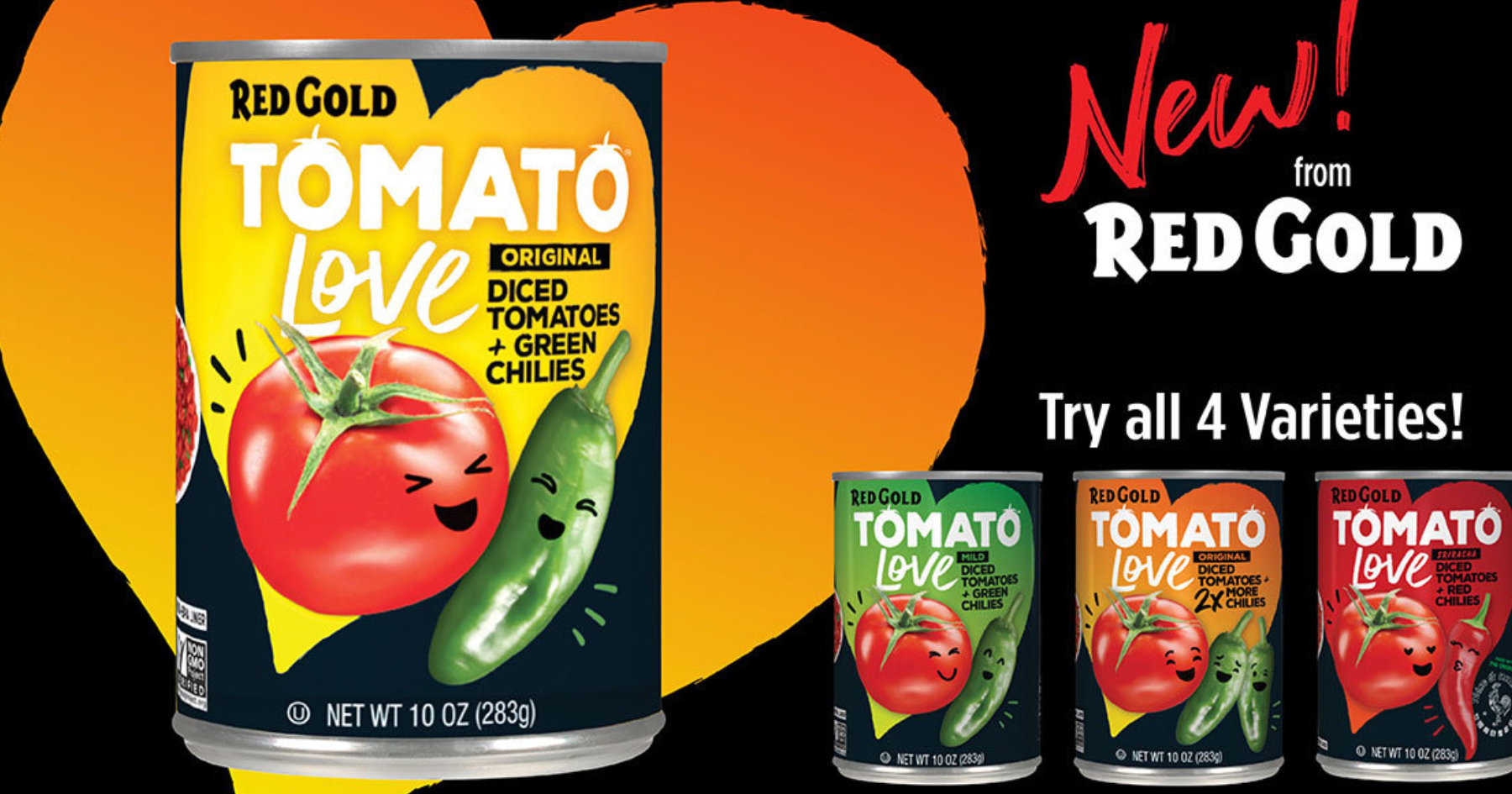 紅金番茄罐頭 Red Gold品牌重塑與新包裝設(shè)計(jì)-心形卡通元素 紅金番茄罐頭 Red Gold品牌重塑與新包裝設(shè)計(jì)-心形卡通元素