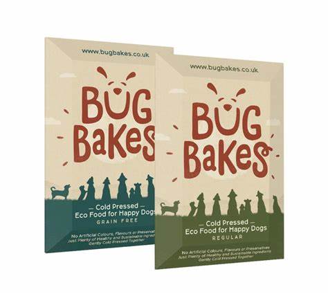 Bug Bakes狗糧包裝設計：用昆蟲蛋白制成的可持續(xù)狗糧