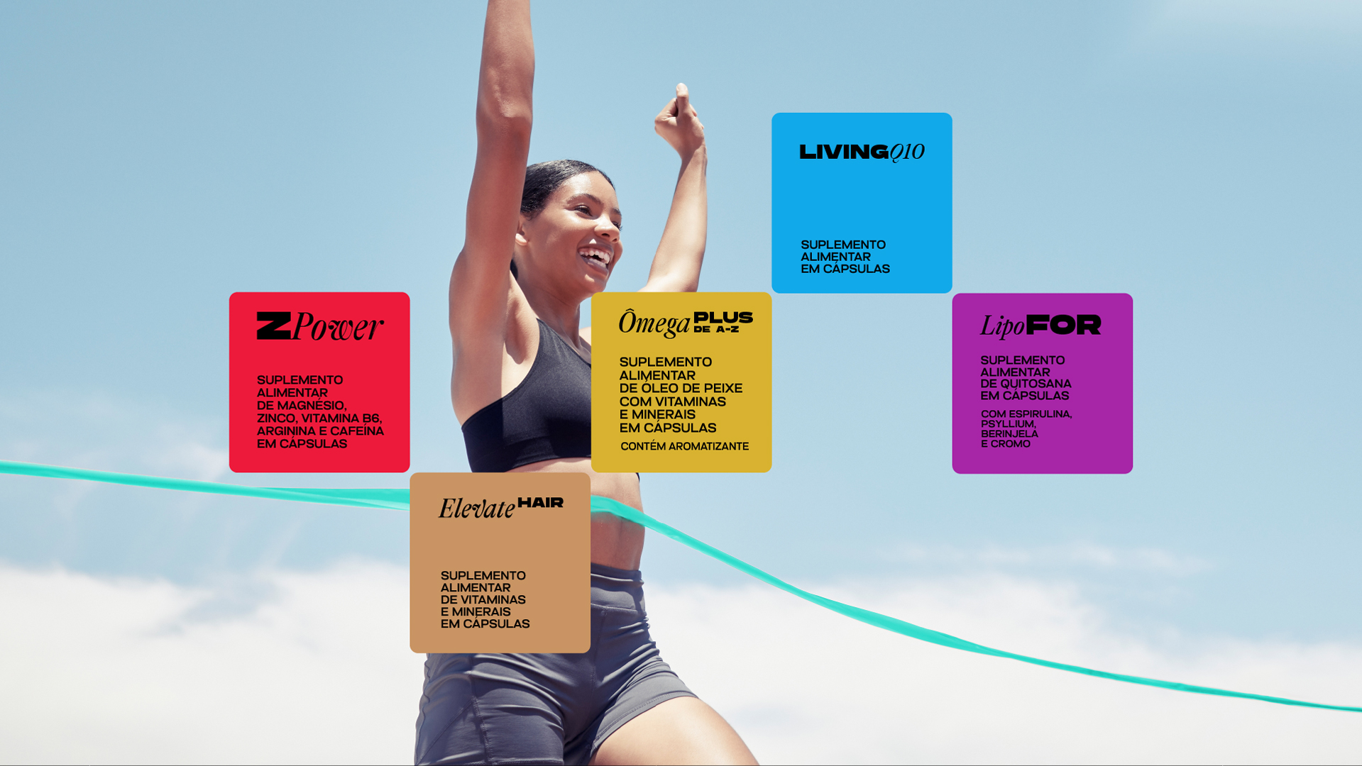 Qualyfit營養(yǎng)補(bǔ)充劑健康保健品更新logo設(shè)計(jì)包裝設(shè)計(jì)，運(yùn)動風(fēng)logo+藝術(shù)底色