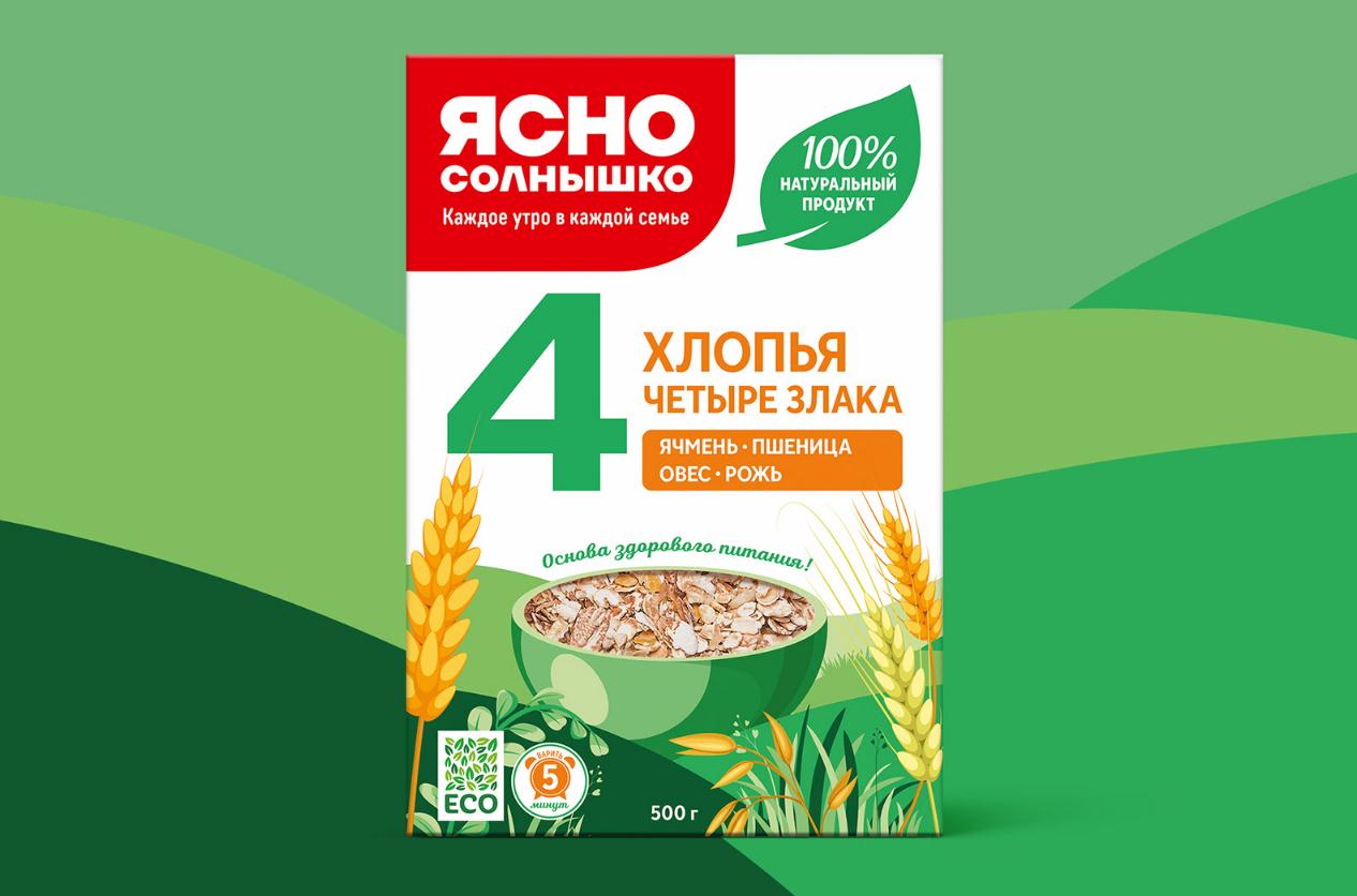 Yasno Solnyshko俄羅斯谷物早餐食品品牌包裝更新策劃設(shè)計,更高的品質(zhì)與信息傳 Yasno Solnyshko俄羅斯谷物早餐食品品牌包裝更新策劃設(shè)計,更高的品質(zhì)與信息傳