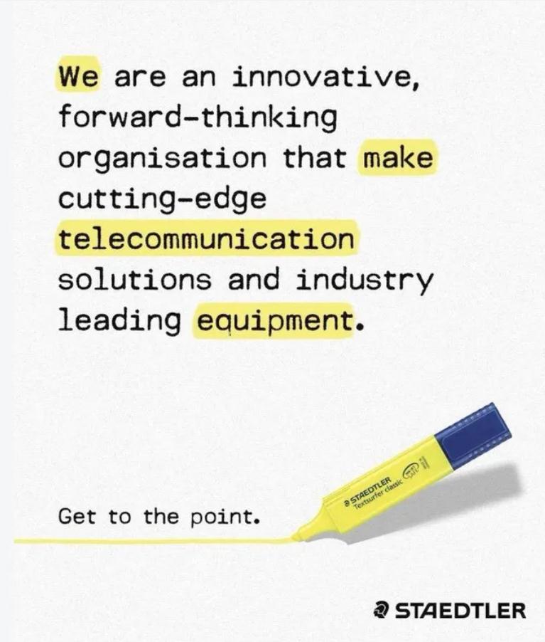 施德樓熒光筆“直奔主題”創(chuàng)意廣告 施德樓熒光筆“直奔主題”創(chuàng)意廣告