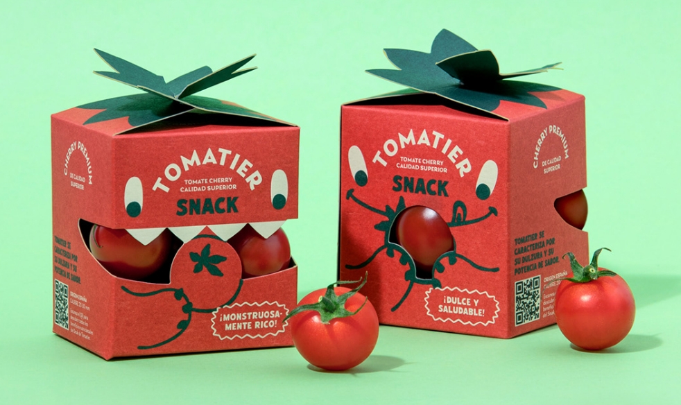 snack小番茄西紅柿大嘴怪獸開(kāi)口創(chuàng)意包裝設(shè)計(jì)
