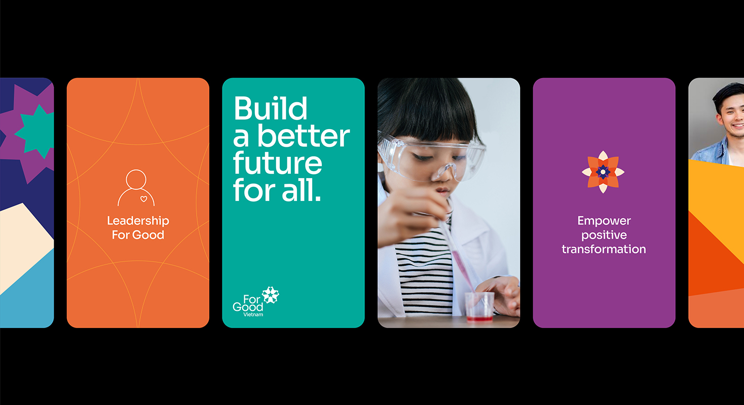 ForGood 幫助弱勢(shì)群體公益組織logo設(shè)計(jì)品牌vi視覺形象設(shè)計(jì)“多彩的萬花筒”元素 ForGood 幫助弱勢(shì)群體公益組織logo設(shè)計(jì)品牌vi視覺形象設(shè)計(jì)“多彩的萬花筒”元素