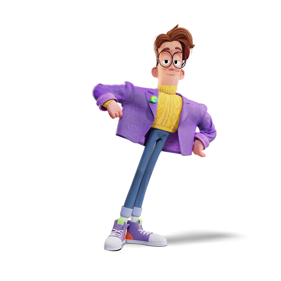 Megamarket購物商城網(wǎng)站平臺吉祥物設(shè)計,善良有趣的眼鏡極客先生 Megamarket購物商城網(wǎng)站平臺吉祥物設(shè)計,善良有趣的眼鏡極客先生