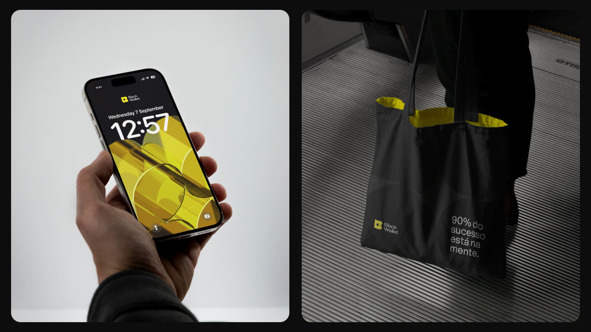 Black Wallet 財(cái)務(wù)規(guī)劃和投資咨詢金融公司vi設(shè)計(jì)企業(yè)形象設(shè)計(jì),黃色B字母+星元素 Black Wallet 財(cái)務(wù)規(guī)劃和投資咨詢金融公司vi設(shè)計(jì)企業(yè)形象設(shè)計(jì),黃色B字母+星元素