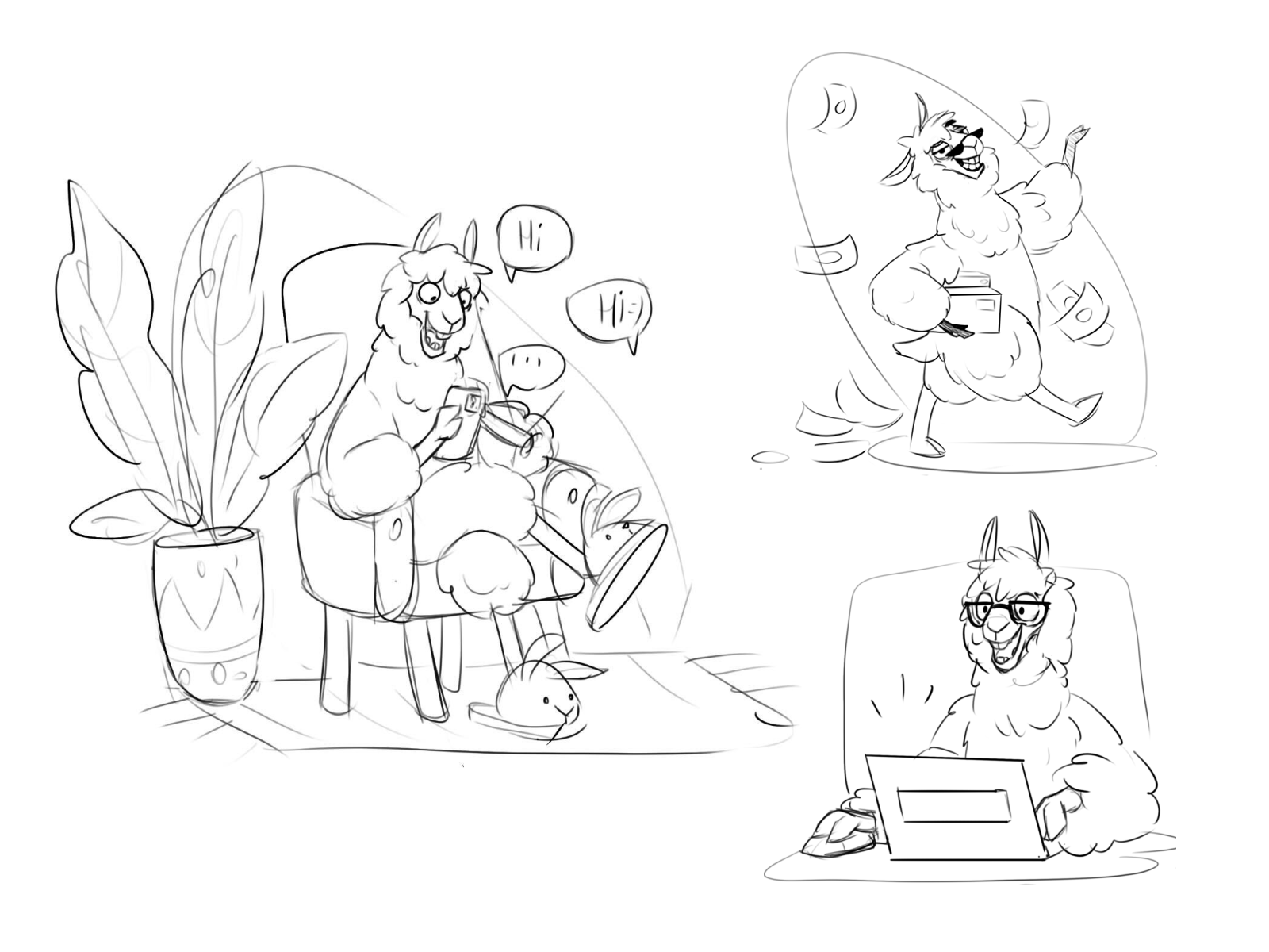 Lagerby 線上商城駱駝吉祥物設(shè)計創(chuàng)造過程,表情動作尤為亮眼 Lagerby 線上商城駱駝吉祥物設(shè)計創(chuàng)造過程,表情動作尤為亮眼