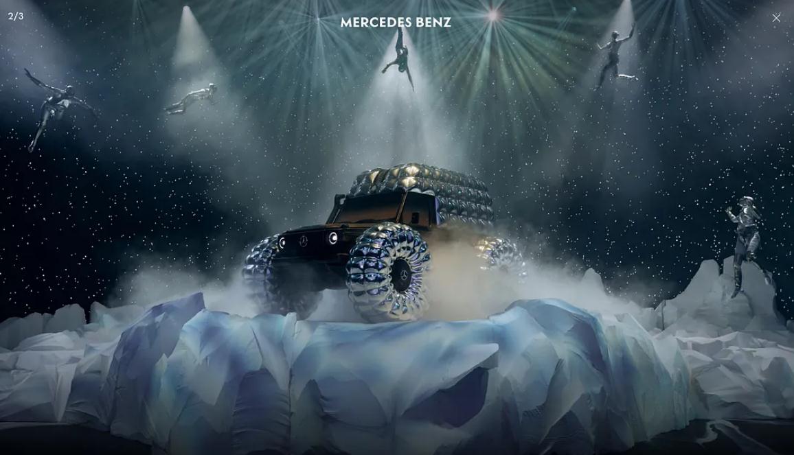 Moncler x Mercedes。圖片來源：Mercedes