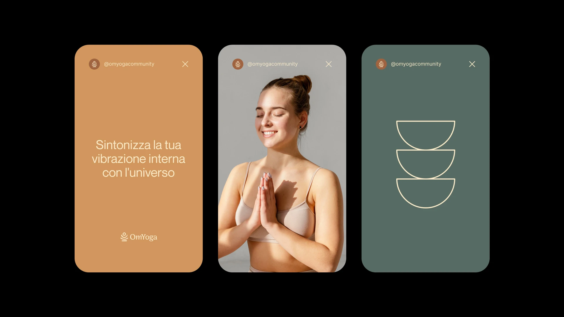 OmYoga 健康與瑜伽品牌設(shè)計-logo&vi設(shè)計公司