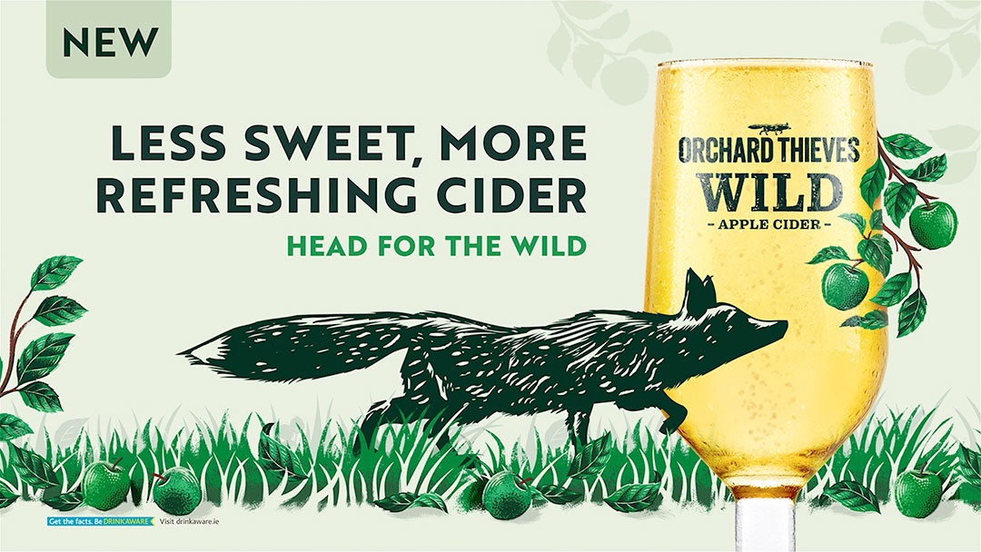 “果園小偷”野生蘋果酒品牌創(chuàng)建策劃狐貍插畫包裝設計電視廣告及宣傳推廣 “果園小偷”野生蘋果酒品牌創(chuàng)建策劃狐貍插畫包裝設計電視廣告及宣傳推廣