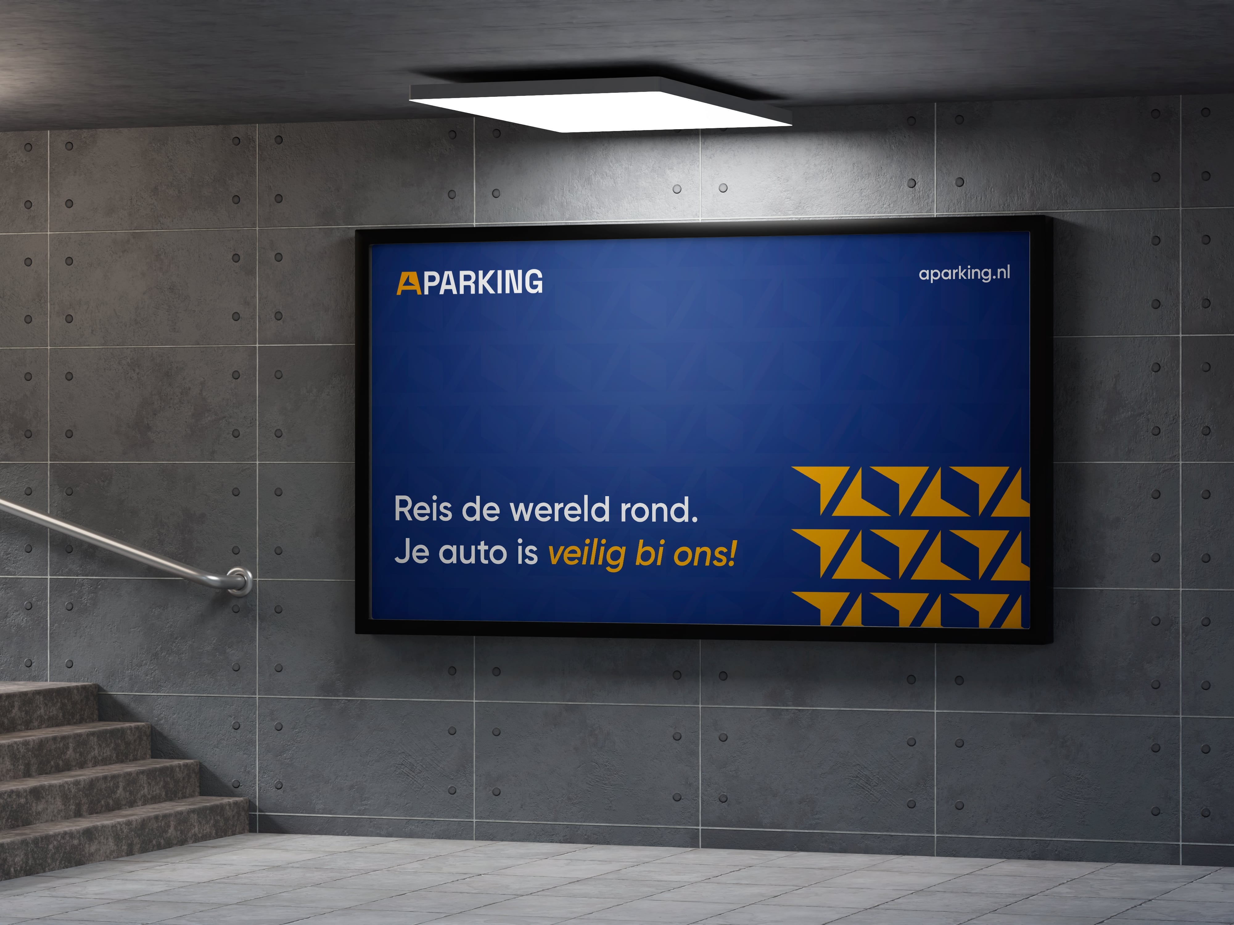 Aparking 停車位預定應用程序app品牌形象設計vi設計。藍黃科技風 Aparking 停車位預定應用程序app品牌形象設計vi設計。藍黃科技風