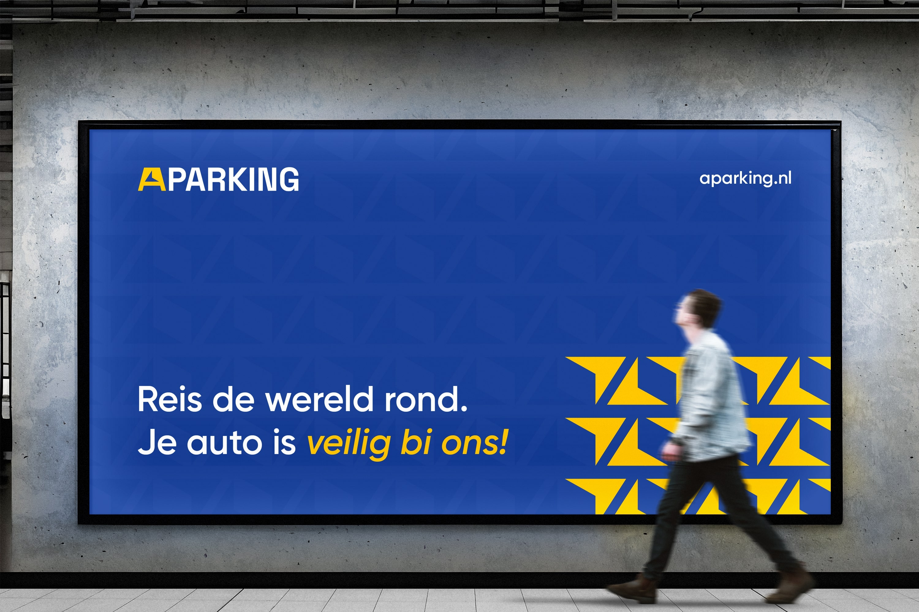 Aparking 停車位預定應用程序app品牌形象設計vi設計。藍黃科技風 Aparking 停車位預定應用程序app品牌形象設計vi設計。藍黃科技風