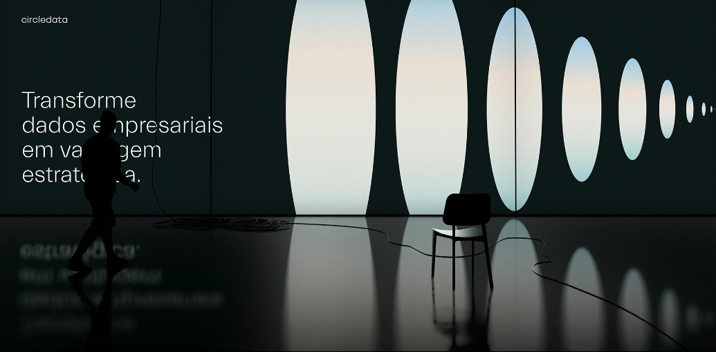 Circledata 數(shù)據(jù)分析公司logo設(shè)計品牌視覺形象vi設(shè)計。抽象橢圓形元素