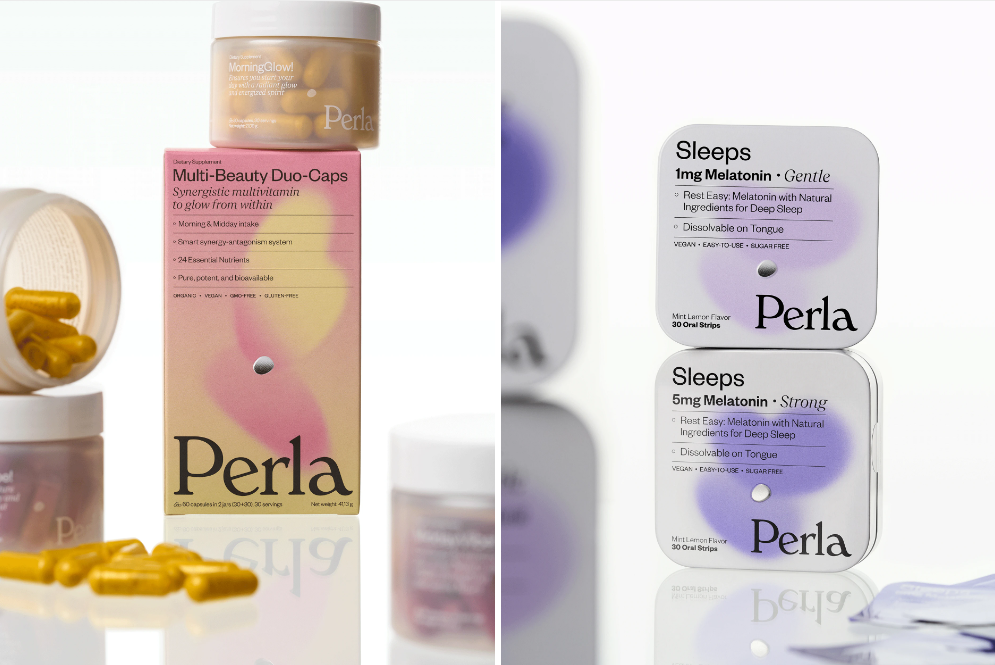 Perla美容保健品營(yíng)養(yǎng)補(bǔ)充劑包裝設(shè)計(jì),貝殼珍珠模糊下效果 Perla美容保健品營(yíng)養(yǎng)補(bǔ)充劑包裝設(shè)計(jì),貝殼珍珠模糊下效果