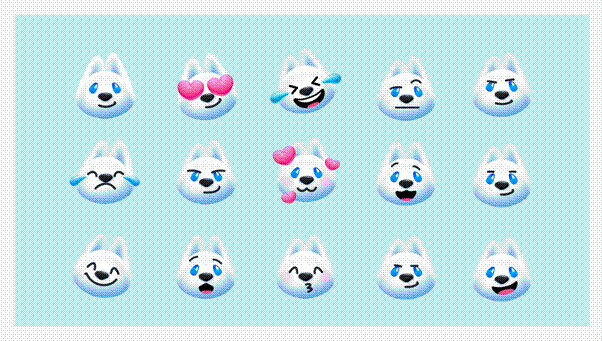 Mail 互聯(lián)網(wǎng)信息平臺品牌機器狗Byte科技吉祥物設(shè)計