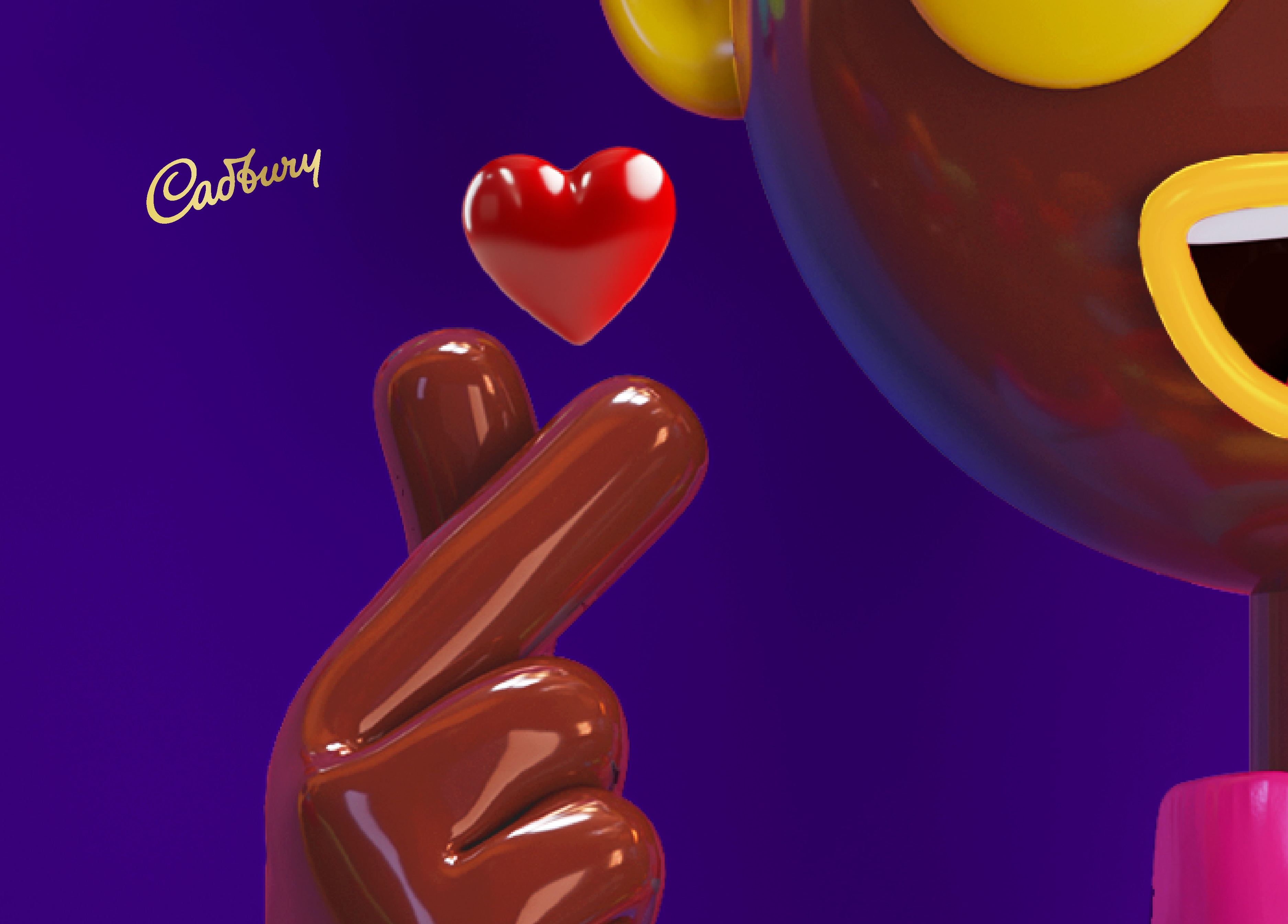 吉百利寶石巧克力兒童糖豆包裝設(shè)計(jì) 3D建模巧克力女孩元素