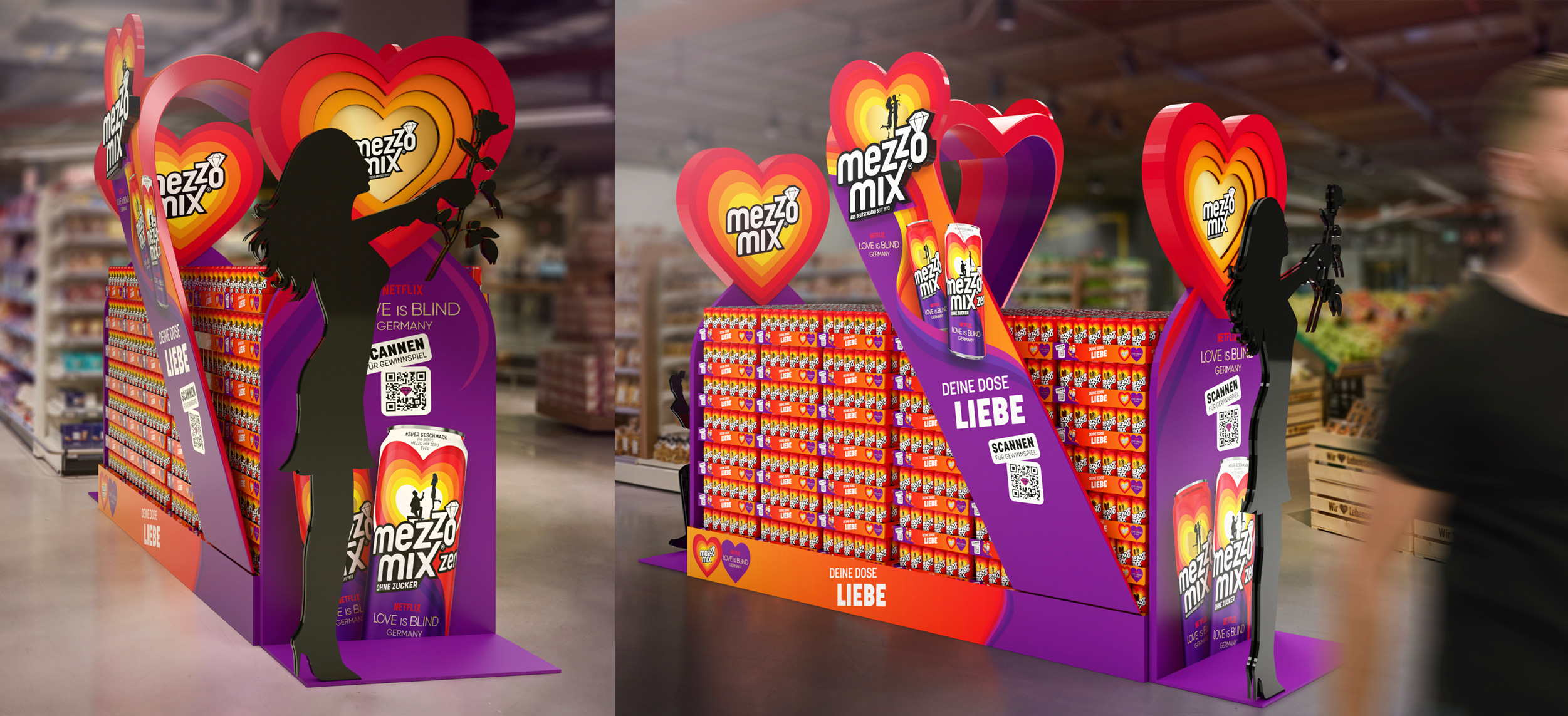 Mezzo Mix 橙子味可樂飲料贊助熱門劇集《盲目愛情》熱烈風(fēng)格包裝設(shè)計(jì)堆頭設(shè)計(jì) Mezzo Mix 橙子味可樂飲料贊助熱門劇集《盲目愛情》熱烈風(fēng)格包裝設(shè)計(jì)堆頭設(shè)計(jì)