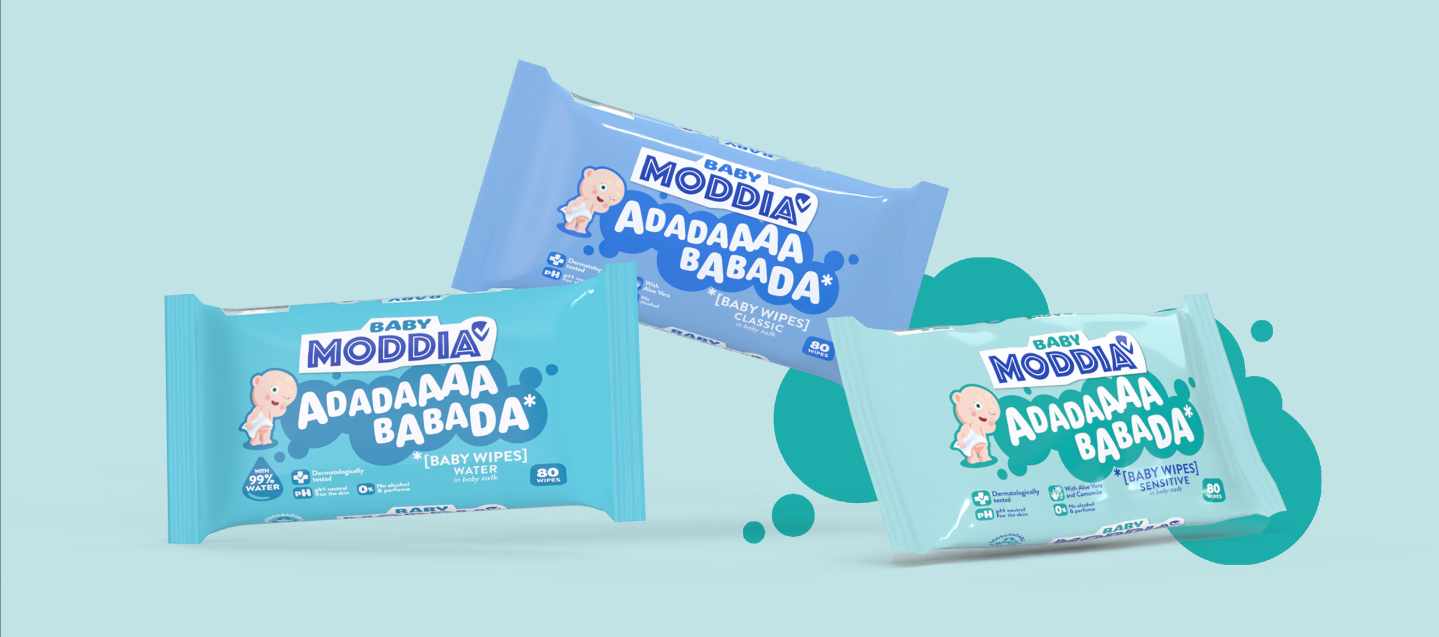 Baby Moddia嬰兒紙尿褲尿布包裝設(shè)計(jì)“寶寶兒語”創(chuàng)意-上海包裝設(shè)計(jì)公司