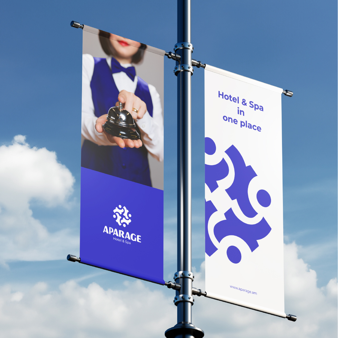 Aparage spa酒店logo設(shè)計(jì)vi設(shè)計(jì)，活力人形元素