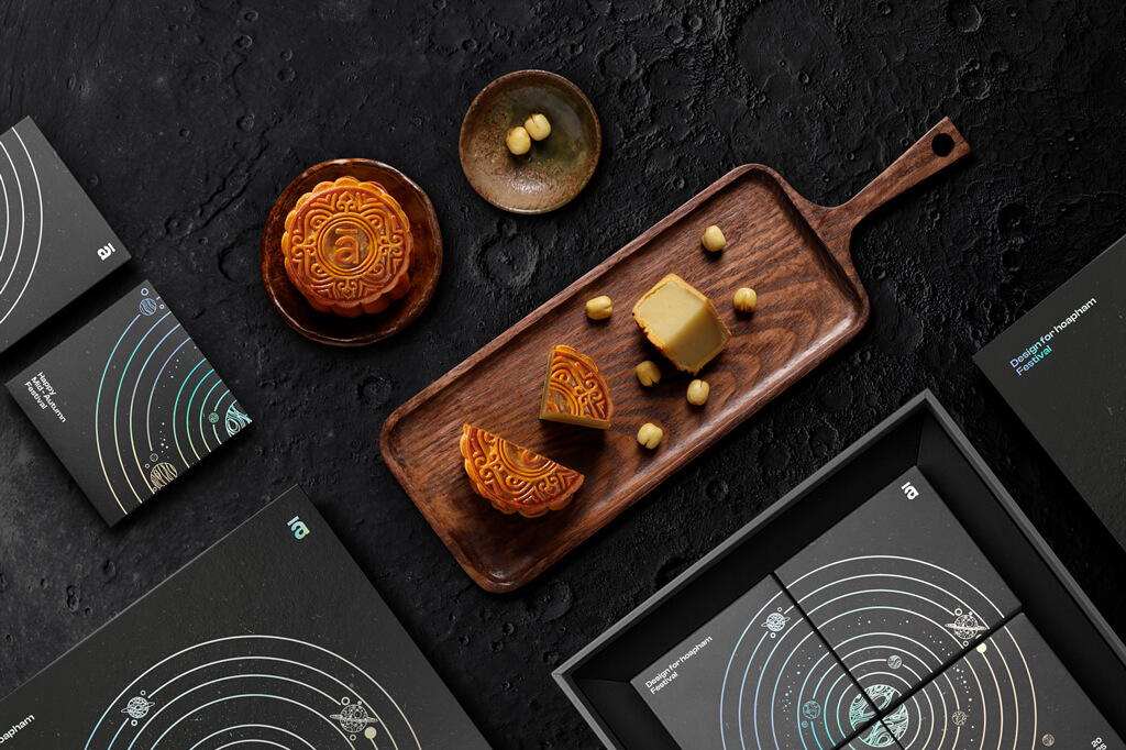 以元素宇宙為靈感的中秋月餅禮盒包裝設(shè)計(jì) 以元素宇宙為靈感的中秋月餅禮盒包裝設(shè)計(jì)