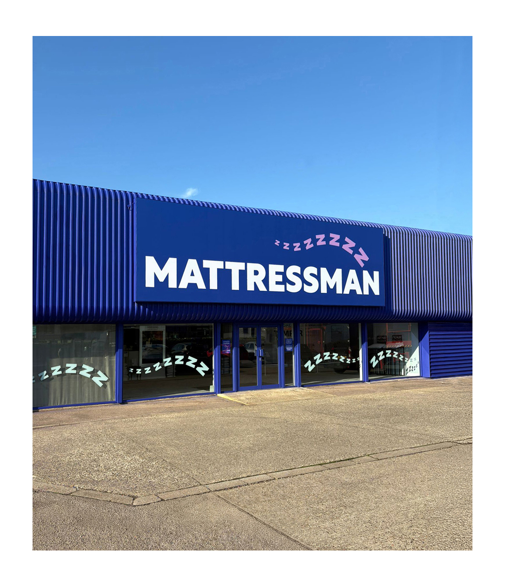 Mattressman英國(guó)最大在線床墊零售商品牌形象重塑logo設(shè)計(jì)vi應(yīng)用設(shè)計(jì)-睡眠字母Z曲線