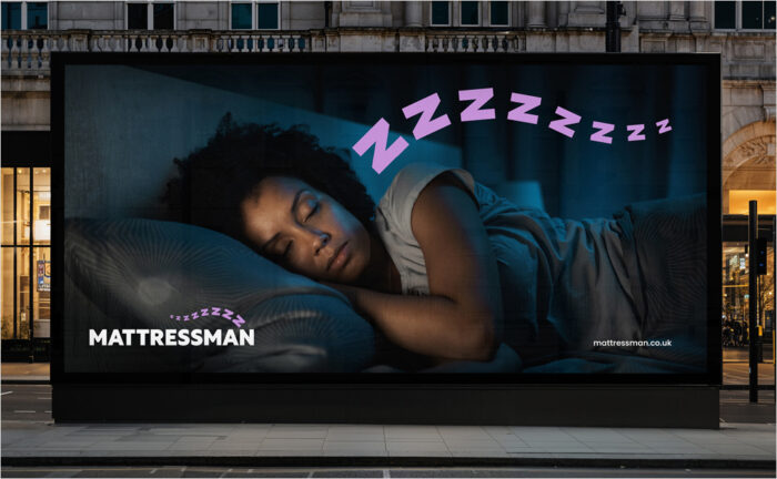 Mattressman英國(guó)最大在線電商床墊零售商品牌形象重塑logo設(shè)計(jì)vi應(yīng)用設(shè)計(jì)-睡眠字母Z曲線