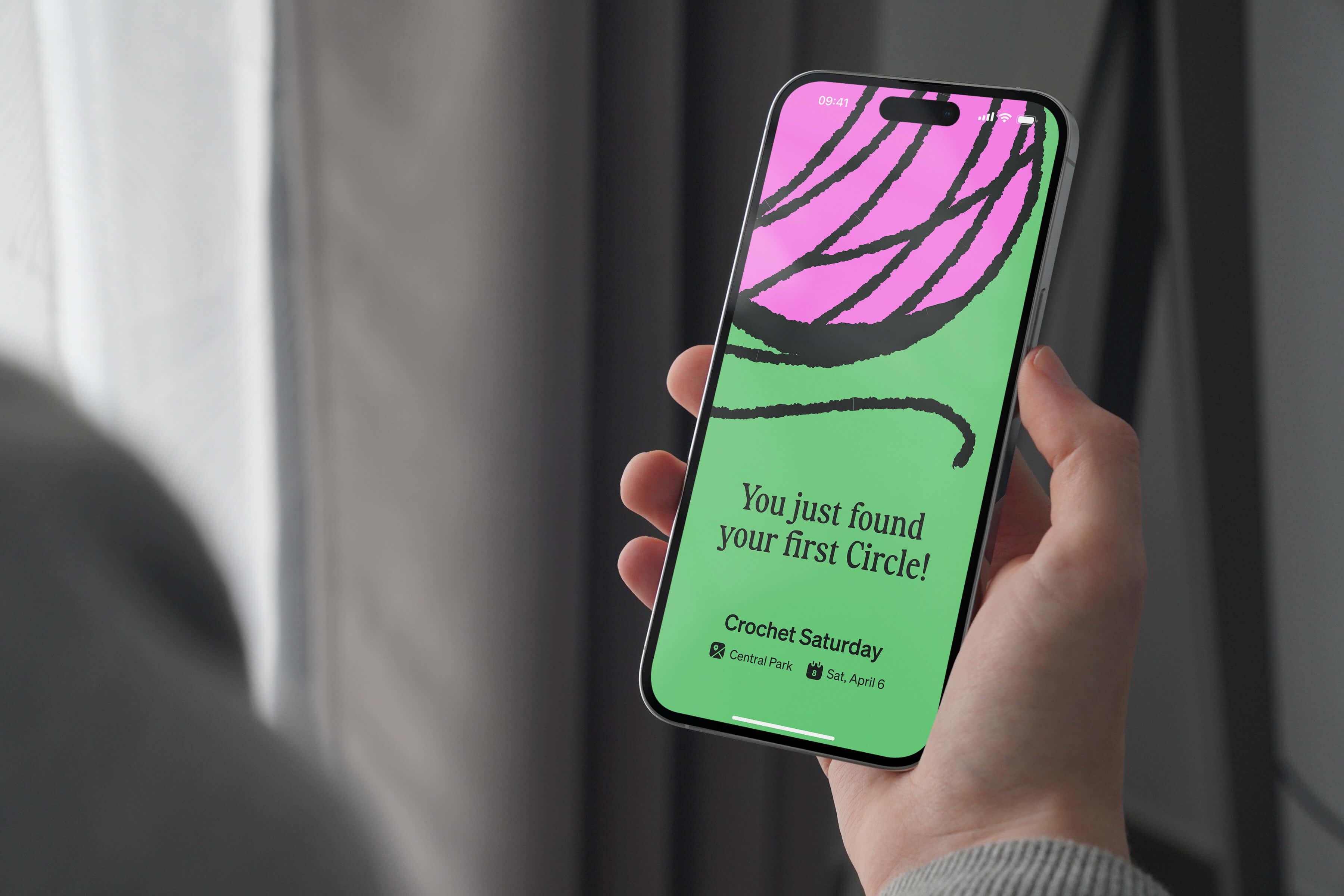 Yaar 移民社交軟件品牌形象設(shè)計logo設(shè)計ui界面設(shè)計，色線艷麗充滿兒童趣味