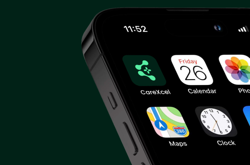 CareExcel 醫(yī)療保健解決方案公司logo設(shè)計(jì)vi設(shè)計(jì)，分子結(jié)構(gòu)加十字