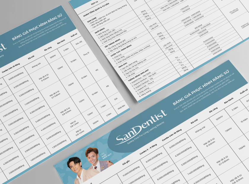 SanDentist 美容牙科品牌形象vi設計,清新風格突出安全與美麗 SanDentist 美容牙科品牌形象vi設計,清新風格突出安全與美麗