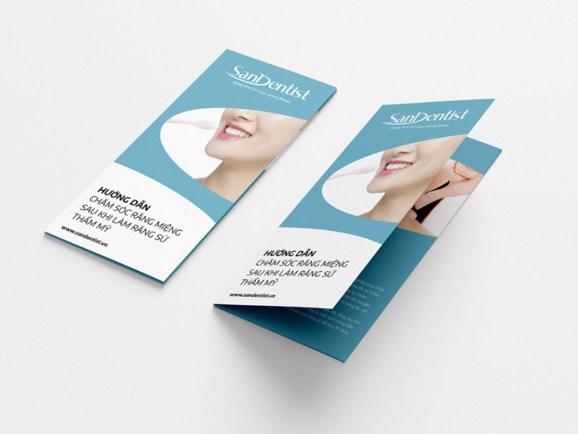 SanDentist 美容牙科品牌形象vi設計,清新風格突出安全與美麗 SanDentist 美容牙科品牌形象vi設計,清新風格突出安全與美麗