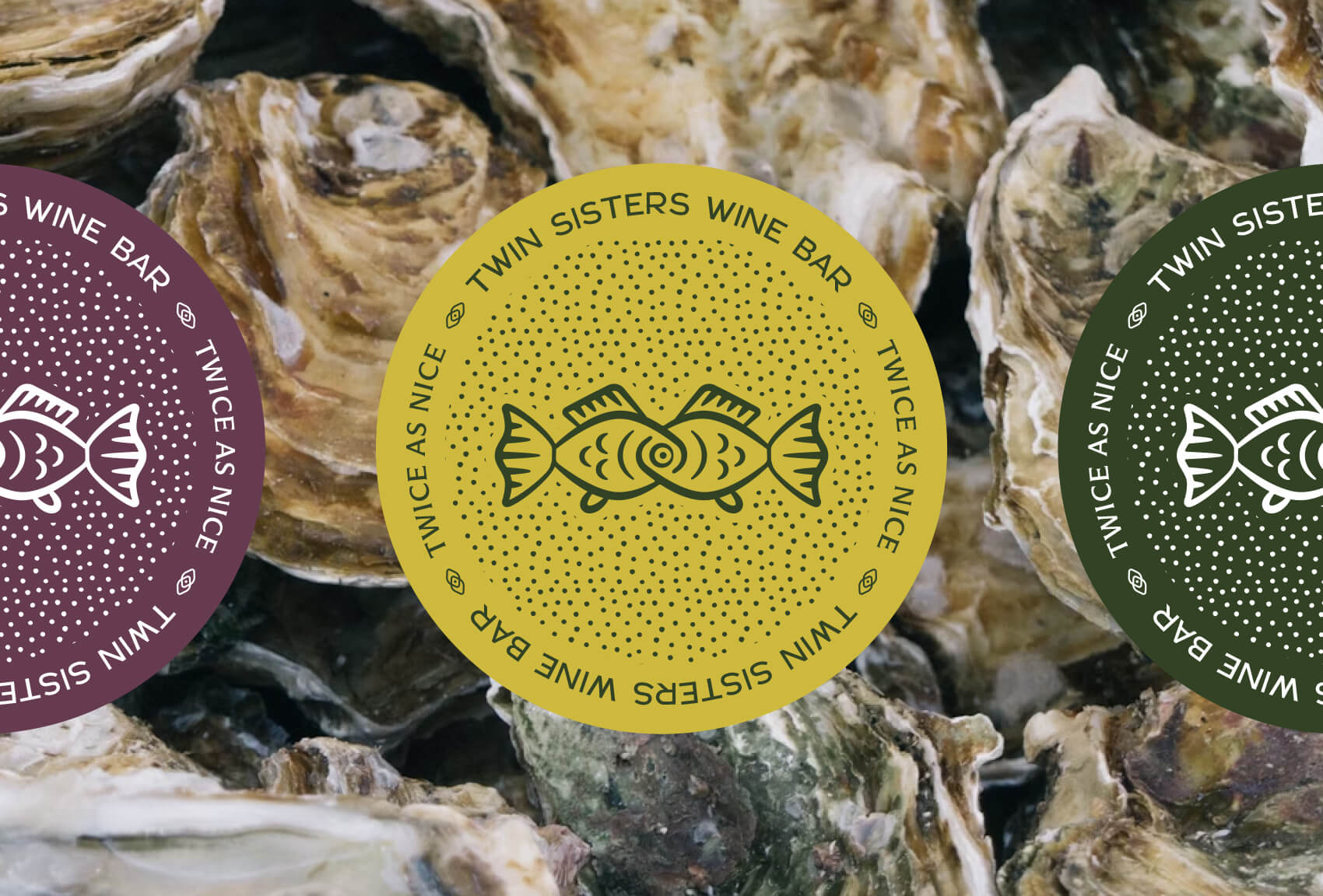 Twin Sisters 酒吧雙魚logo設(shè)計(jì)品牌視覺形象設(shè)計(jì) Twin Sisters 酒吧雙魚logo設(shè)計(jì)品牌視覺形象設(shè)計(jì)