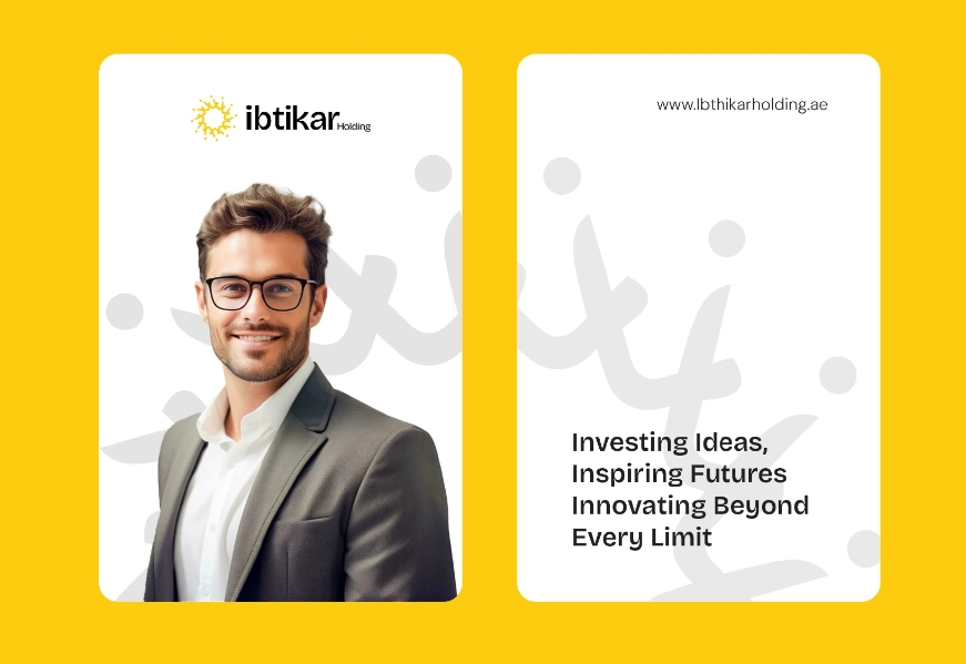 Ibtikar 投資控股公司logo設(shè)計企業(yè)形象vi設(shè)計類似旋轉(zhuǎn)太陽構(gòu)圖 Ibtikar 投資控股公司logo設(shè)計企業(yè)形象vi設(shè)計類似旋轉(zhuǎn)太陽構(gòu)圖