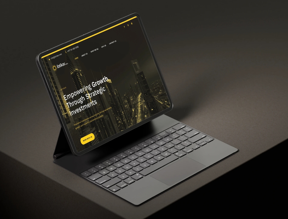 Ibtikar 投資控股公司logo設(shè)計企業(yè)形象vi設(shè)計類似旋轉(zhuǎn)太陽構(gòu)圖 Ibtikar 投資控股公司logo設(shè)計企業(yè)形象vi設(shè)計類似旋轉(zhuǎn)太陽構(gòu)圖