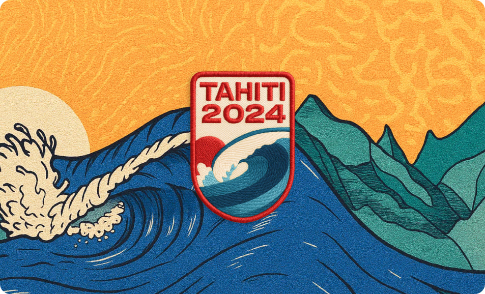 世界沖浪聯(lián)盟Teahupo''''''''o 2024 年WSL奧運服裝品牌視覺設(shè)計-上海品牌設(shè)計公司