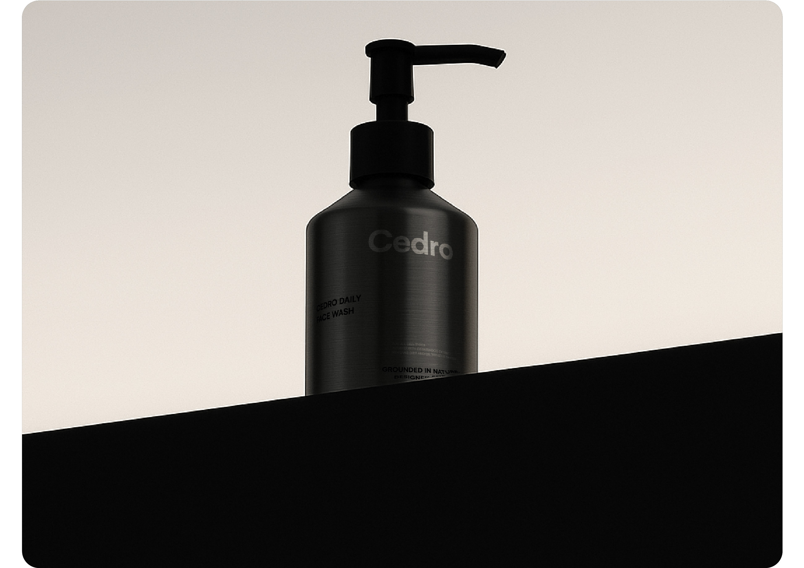 Cedro 男性護膚品牌創(chuàng)建（潔面乳保濕霜精華液）-命名logo設(shè)計銀色包裝設(shè)計