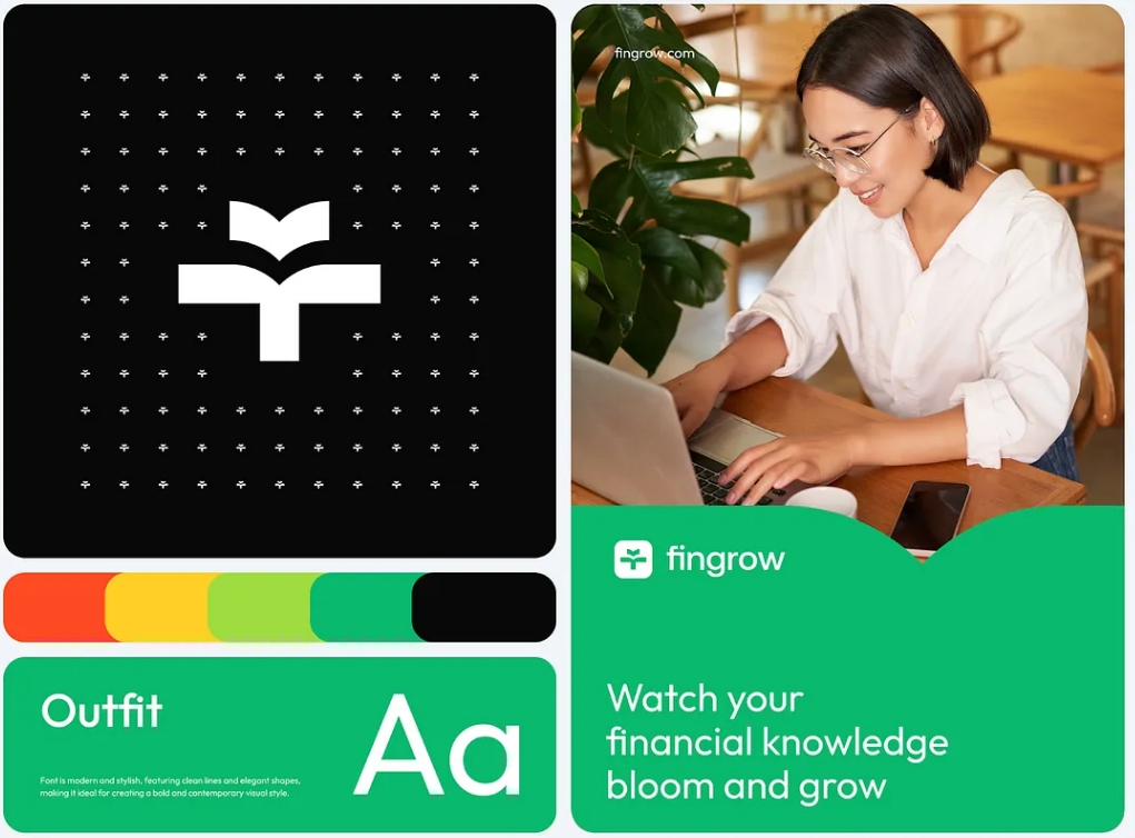 金融知識平臺的標志logo設(shè)計