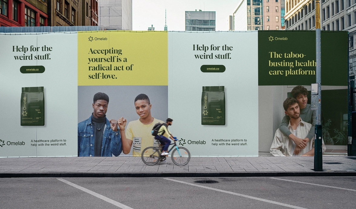 Omelab數(shù)字藥房品牌logo設(shè)計視覺形象vi設(shè)計-上海醫(yī)療健康品牌策劃設(shè)計公司