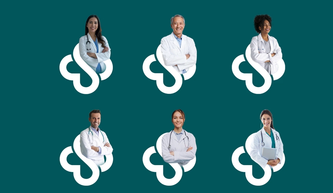 Stellar 醫(yī)院logo設(shè)計vi設(shè)計，融合多個醫(yī)療元素-上海logo設(shè)計公司