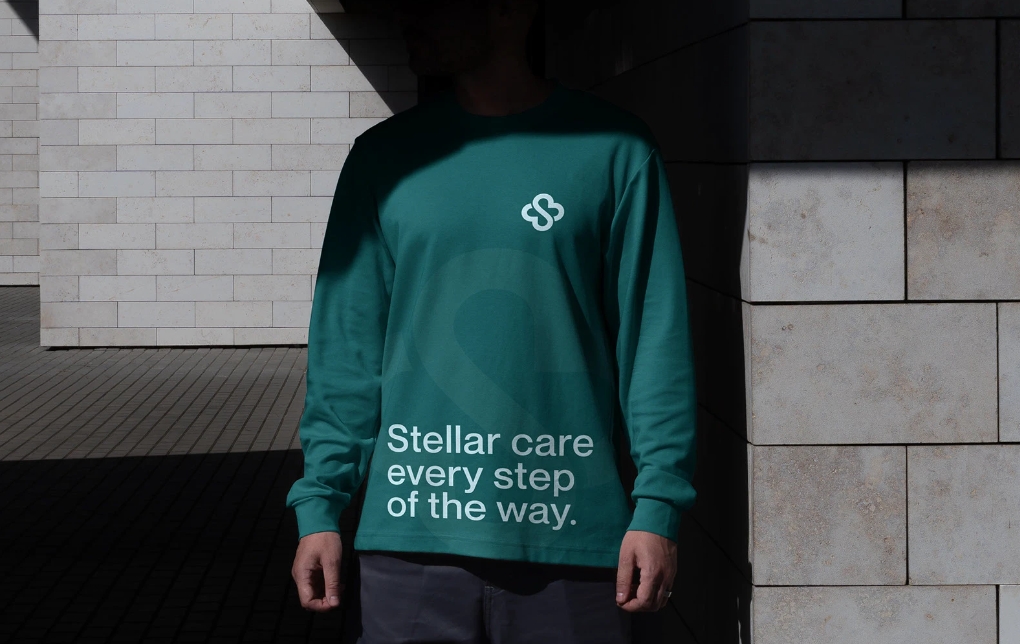 Stellar 醫(yī)院logo設(shè)計vi設(shè)計，融合多個醫(yī)療元素-上海logo設(shè)計公司