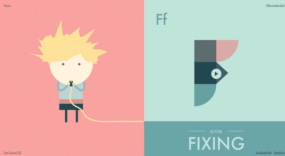 以視頻格式了解字母表。Via A代表Albert。